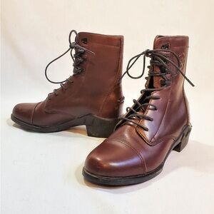 Ariat Kid’s Burgundy Leather Performer Paddock Boots - Child’s Size 12
